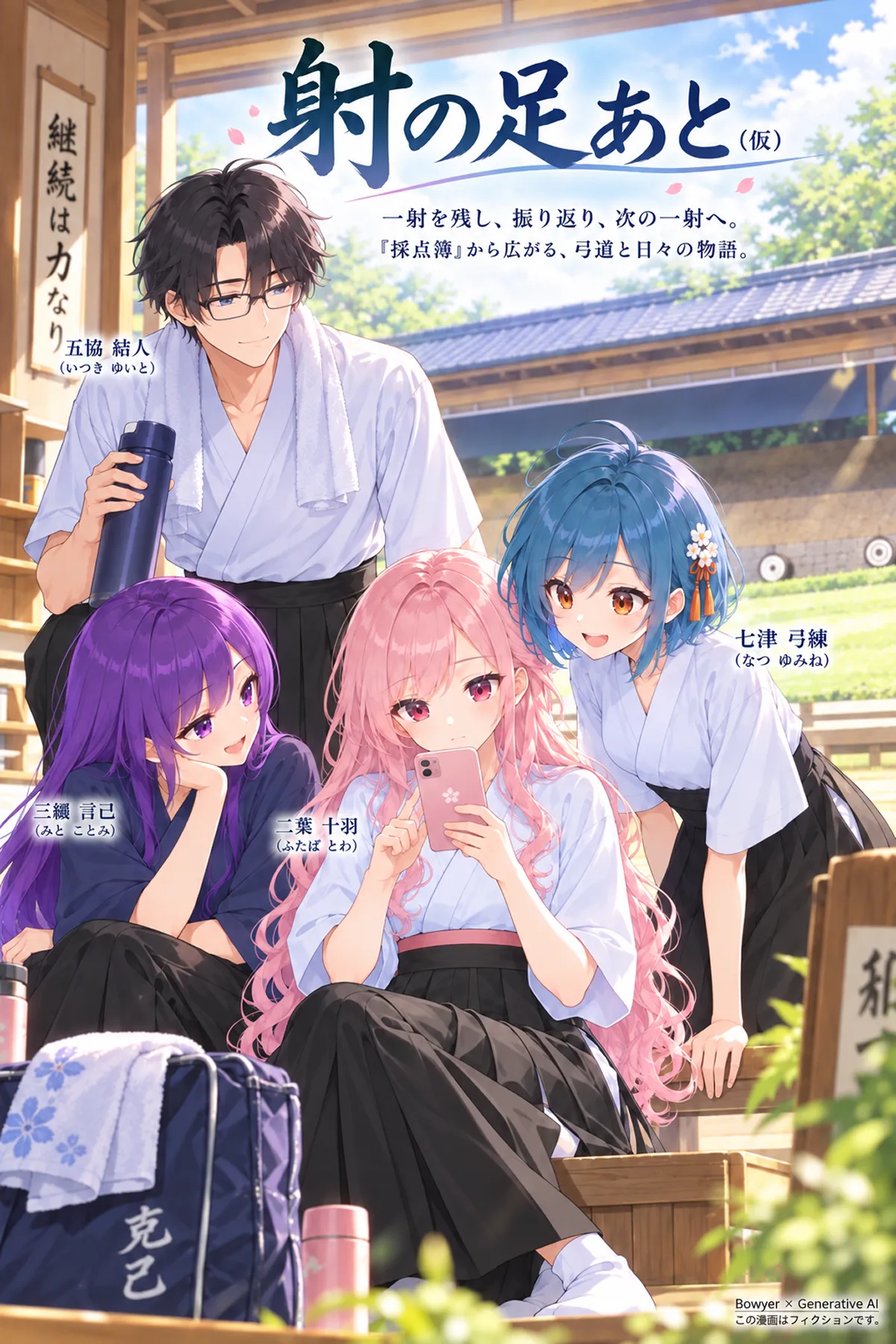 『射の足あと』キービジュアル